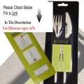 Clearance niceEshop(TM) Knife Fork Chopsticks Combination Tableware-Random Color +Free niceEshop Cable Tie