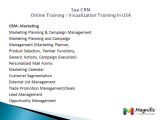Sap Crm Online Training|Placement Support-Magnific Training