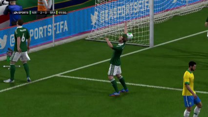 Fifa14 PS4 northern ireland vs brazil