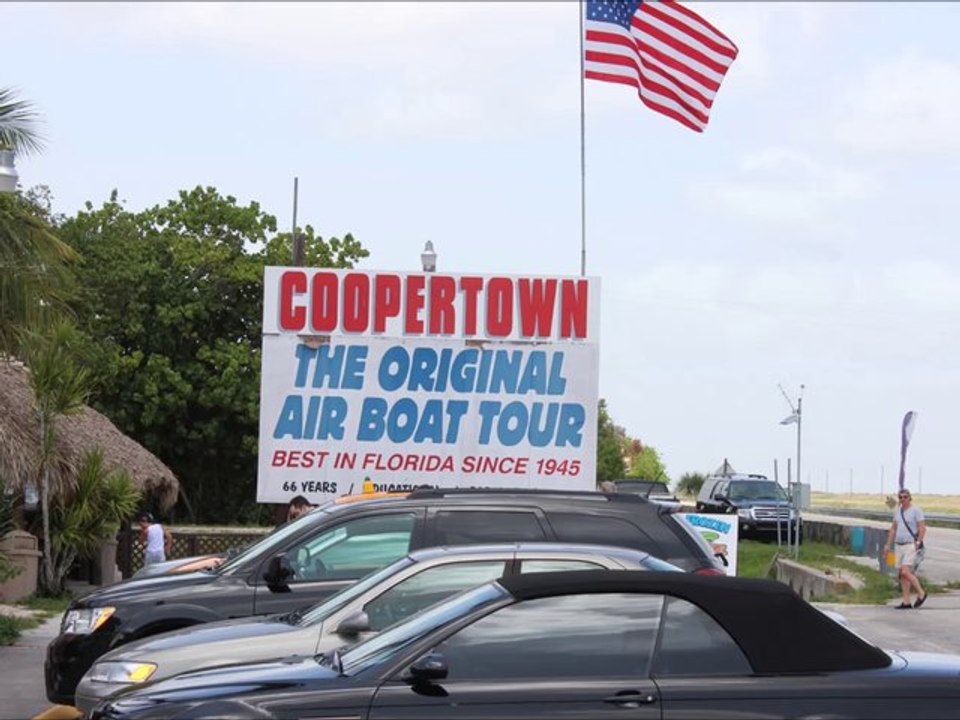 Coopertown Air Boat Tour - Gator Hunting - Florida - Alligators in the Everglades.