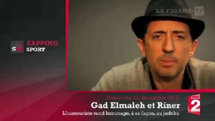 Zap'Sport: Gad Elmaleh chambre Riner, altercation entre Ibra et Mavuba