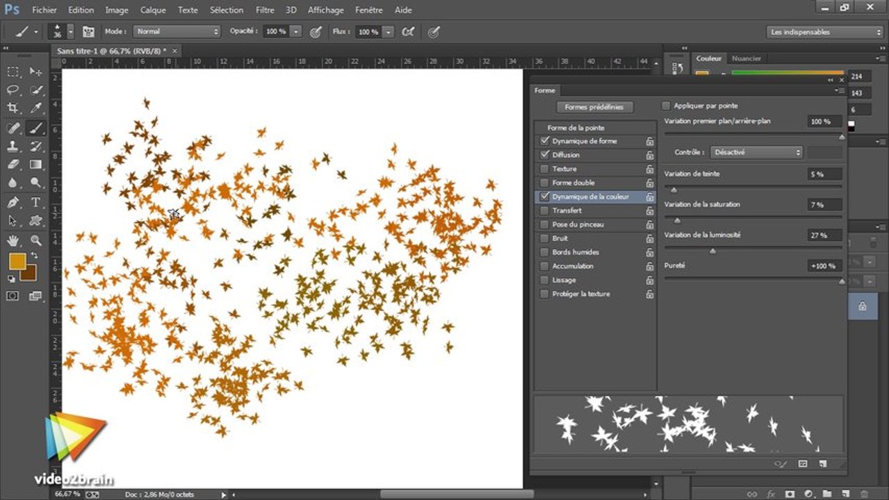 Tutoriel Photoshop : La dynamique de la couleur | video2brain.com