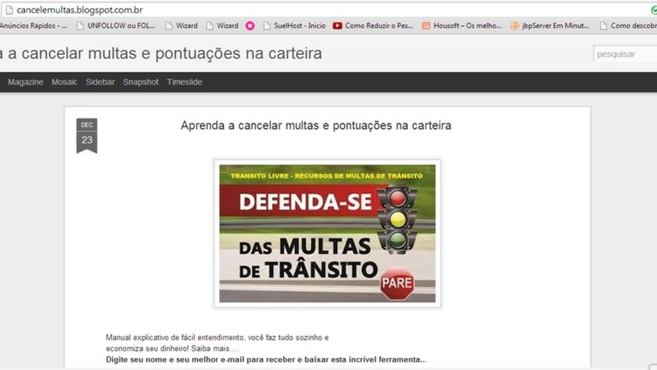 Aprenda a Cancelar Multas e Pontuações na CARTEIRA