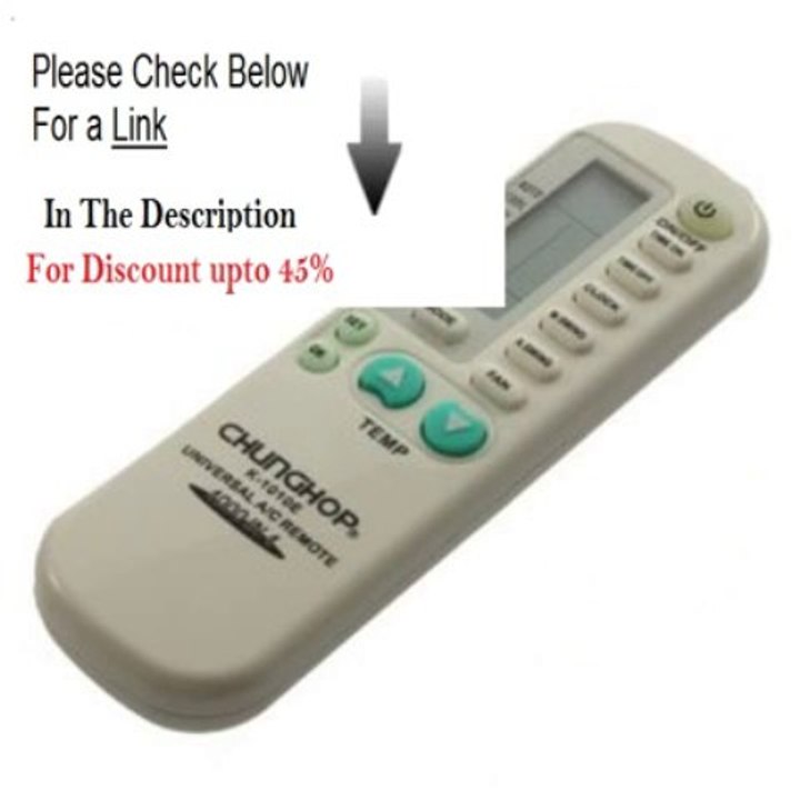 Clearance Generic Universal LCD Screen A/C Multi Remote Control for Air Conditioner Color White