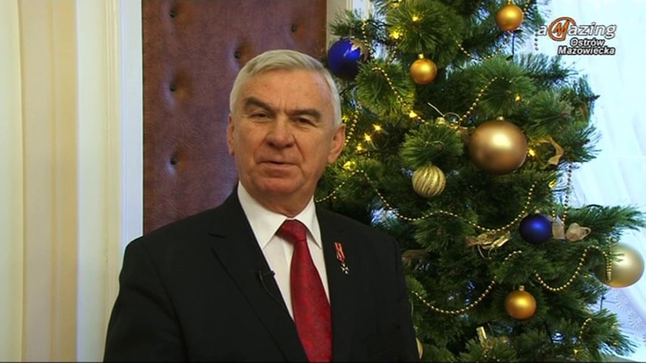 Życzenia świąteczne Burmistrza do mieszkańców Ostrów Mazowiecka 2013