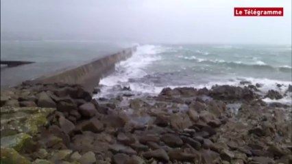 Esquibien (29). Coup de vent à Sainte-Evette