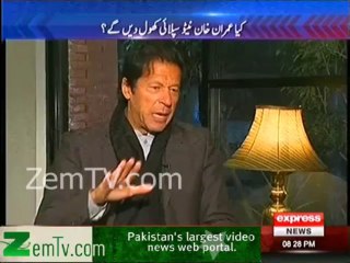 Pervaiz Khattak Malang aadmi hain - Imran Khan