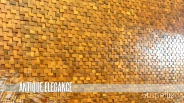 Romana Wood Mosaic Tiles For Home Decoration - Mysterious Beauty & Antique Elegance