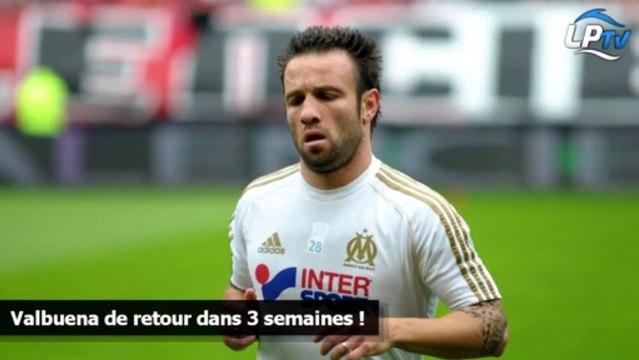 Valbuena de retour dans 3 semaines !