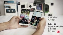 Schannel - So sánh Galaxy S4 vs LG G2- Liệu LG G2 có lật đổ được Galaxy S4