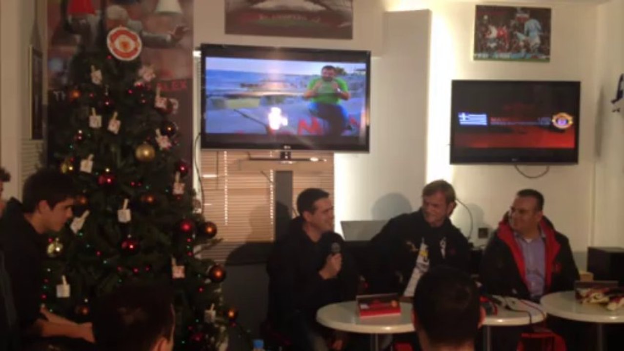 Ο Ρόι Κάρολ στην εκδήλωση των Greek Supporters Club Man United 4