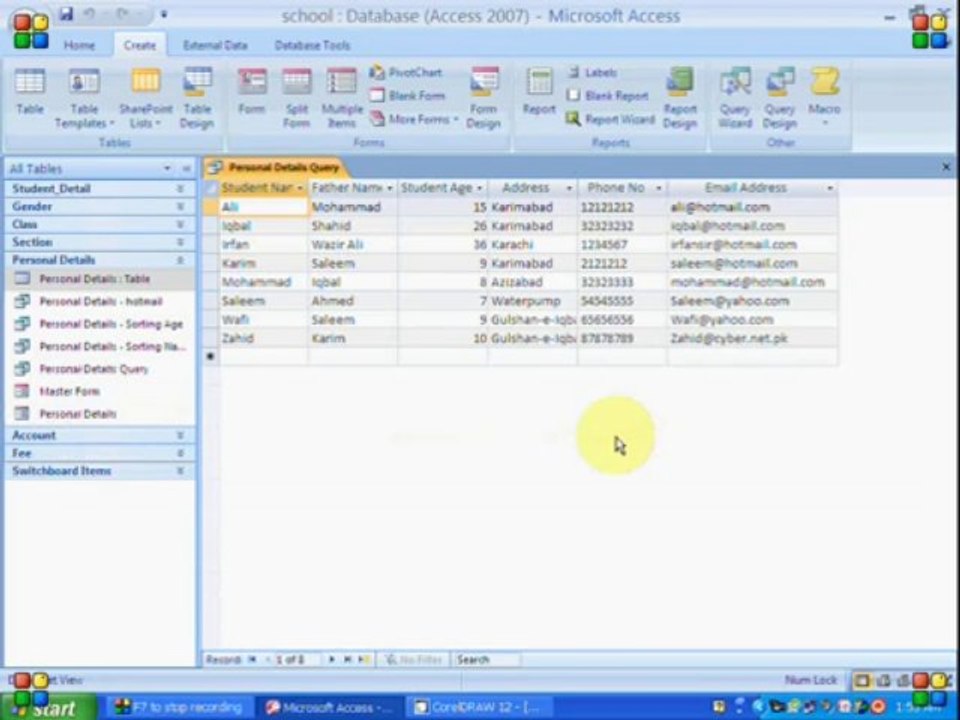 MS Access in Urdu Tutorial Part-18