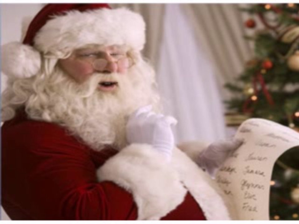 Père Noël chante "Petit Papa Noël"