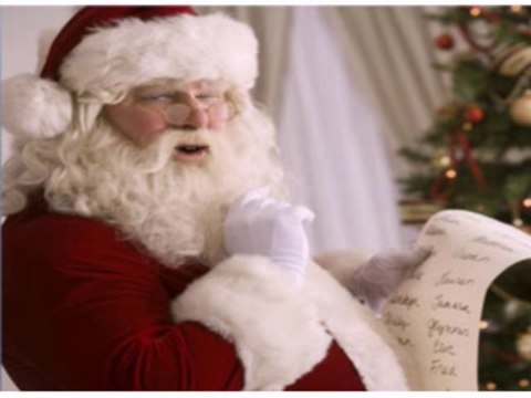 Père Noël chante Petit Papa Noël