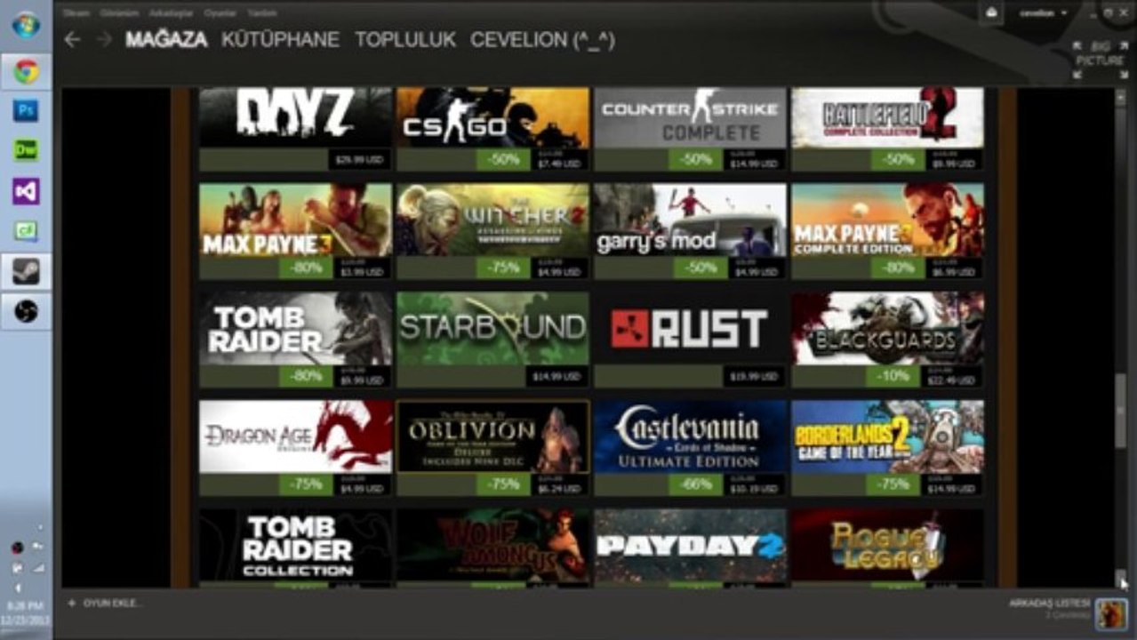 Bugünkü Steam İndirimleri 24 / 12 / 2013