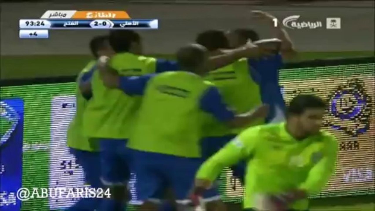 كأس ولي العهد | الاهلي  و الفتح  | اهداف اللقاء