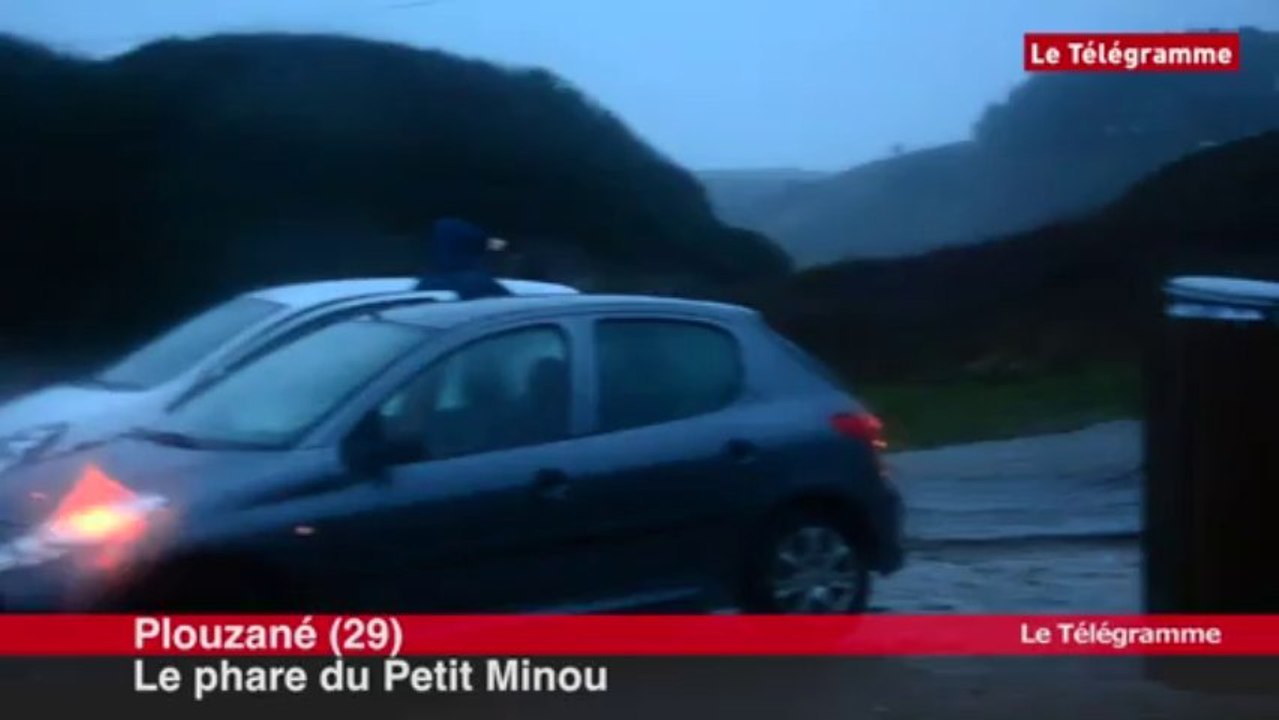 Coup de vent à l'entrée de la Rade de Brest