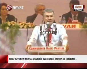Deniz Baykal'ın Sarıgül Hakkındaki Yolsuzluk İddiaları