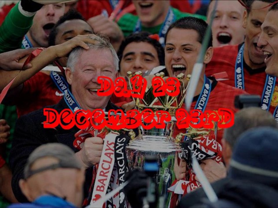 Advent Calendar Day 23 - Sir Alex Ferguson Tribute