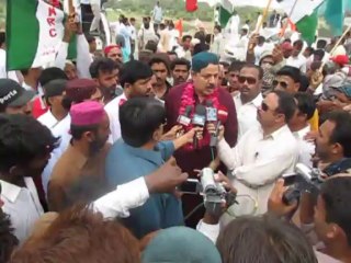 Chairmen Riaz Ali Chandio JSM Kachi organized Peace March from badin to Karachi