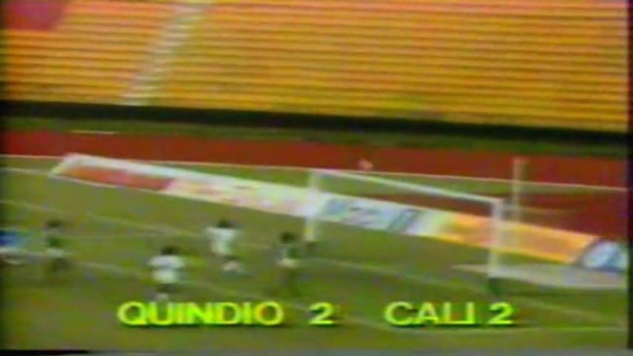 DEPORTES QUINDÍO 2X2 DEPORTIVO CALI MAYO 28 DE 1989
