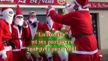 La Chorale au Noël à la Roseraie ,les illuminations et les pères Noël