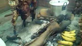 a fuego lento, carne a la llanera