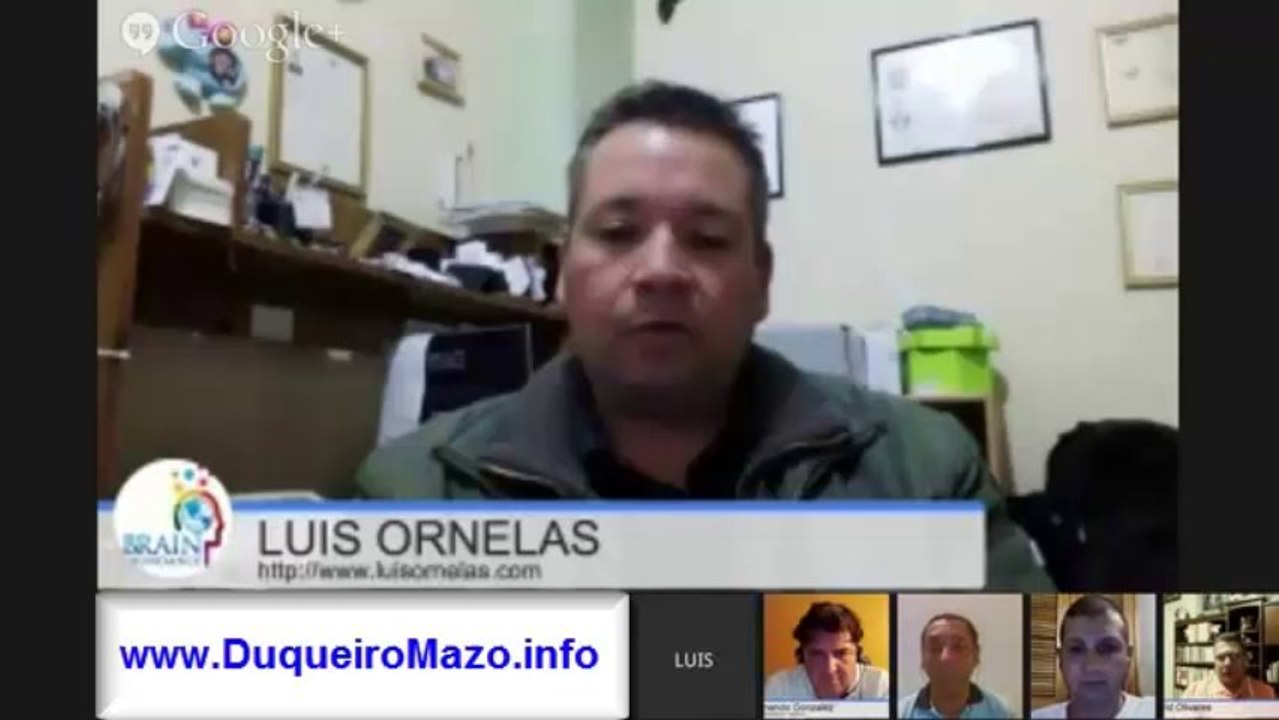 Brain Abundance Hispano primer Hangout habla Luis Ornelas *** Empresario de Impacto ***