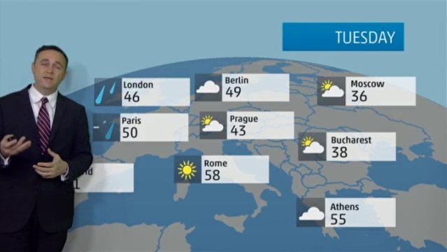 European Vacation Forecast - 12/23/2013
