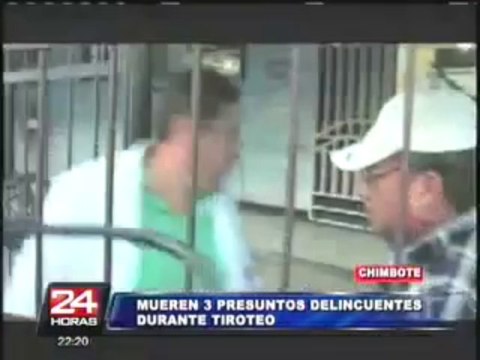 Chimbote: tres muertos y un herido tras feroz balacera entre bandas criminales