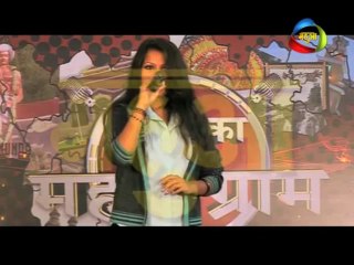 Hum na jaibe sasur ghar was sung beautifully  by a girl in sur ka mahasangram