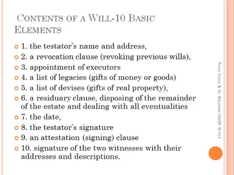 How to Make a Will in Ireland