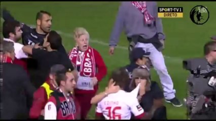 WOW! MUST SEE! BRAGA INVADE FOOTBALL PITCH!