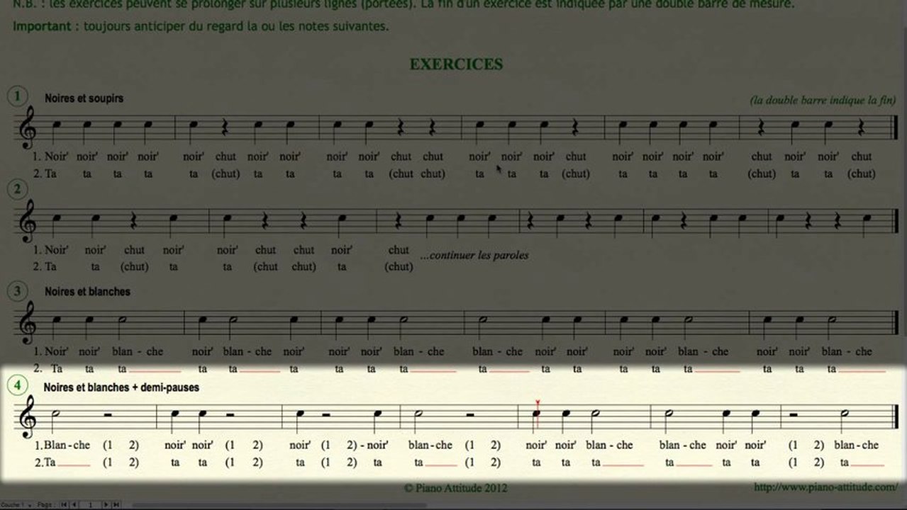Apprendre le solfège - rythmes 1b _ pratiquer.mp4