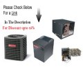Clearance Goodman R410A 16 SEER Complete Split System AC Only 2 Ton DSXC160241, CHPF3636B6, MBVC1200AA,