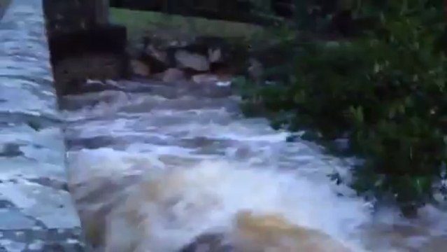 Tempête Dirk. L'Isole a débordé à Scaër