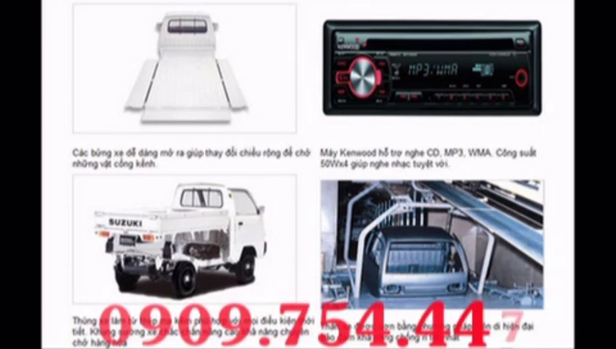 XE TẢI SUZUKI 750KG PRO, XE TẢI SUZUKI 750KG,740KG,650KG