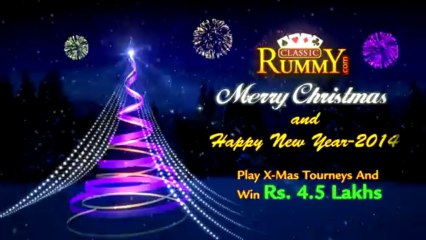 Classic Rummy wishes you all "Merry Christmas" and "Happy New Year"!!!