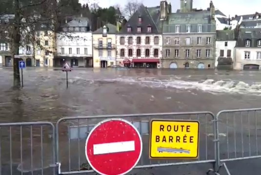 Inondations à Quimperlé 1/3