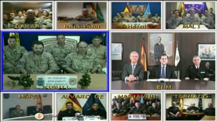 Rajoy felicita las fiestas a las tropas en el exterior