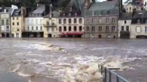 Tempête Dirk. Quimperlé les pieds dans l'eau (2)