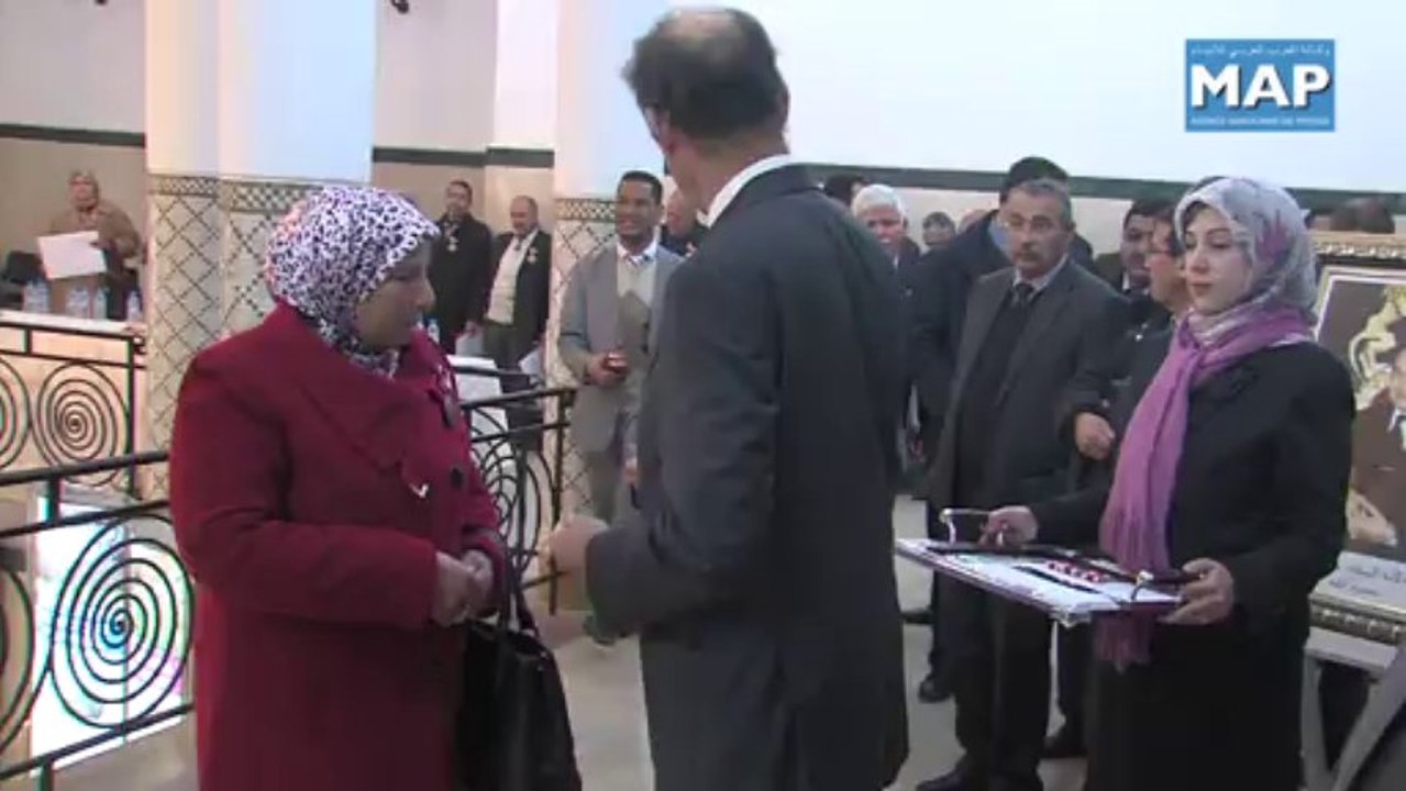 Cérémonie d'accueil de nouvelles recrues au titre de l'année 2013 pour renforcer l'encadrement du domaine forestier