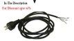 Clearance Interpower 86275090 Israeli Power Cord, SI-32 Plug Type, Black Plug Color, Black Cable Color, 16A Amperage, 250VAC...