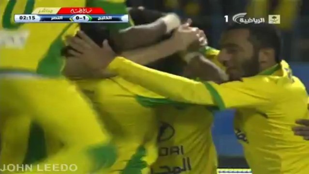 هدف #الخليج الأول على #النصر #كأس ولي العهد 20132014 دور ربع النهائي