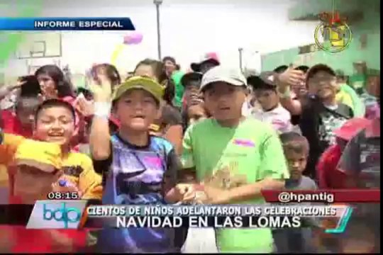 Educadoras cumplieron sueño de Navidad de los niños de Lomas de Ventanilla