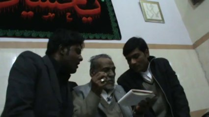 Marsiya by Pisraan Feroz Karbalaai at Imambargah Shamsiyan Dehli Gate Lahore on 23-December-2013 (19 Safar 1435 AH)