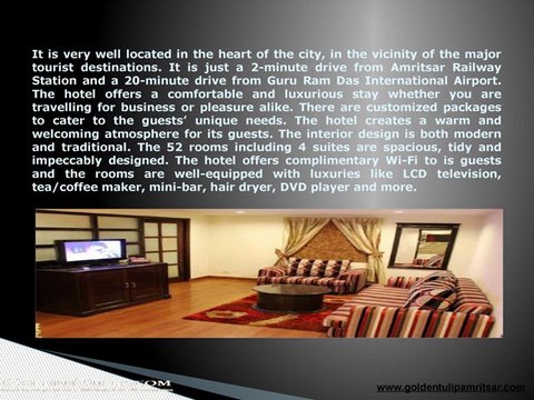 A Recommendation of Comfort and Hospitality Among Various Hotels in Amritsar