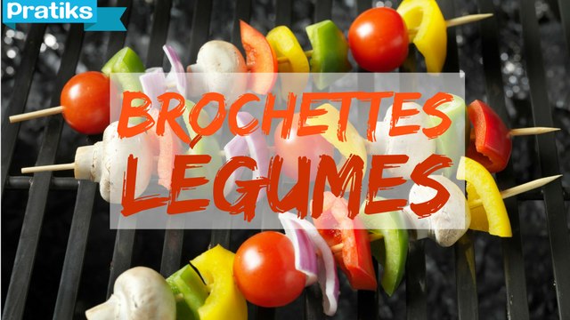 Entrée - Comment préparer des brochettes de légumes caramélisés