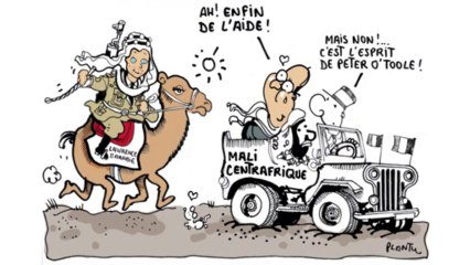 Le Plantu du mois : Hollande en Centrafrique