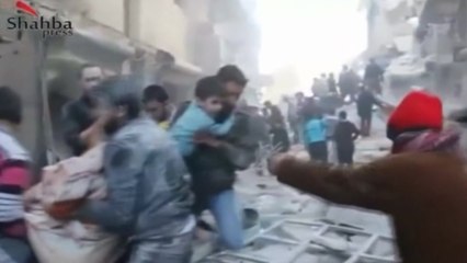 Chaos and despair in Aleppo